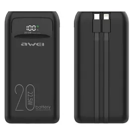 powerbank-awei-p169k-20000mah-22-5w-czarny-black-wyswietlacz-kable-pd-lig