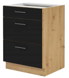 szafka-kuchenna-stojaca-60-dolna-z-szufladami-quadro-czarna-dab-artisan