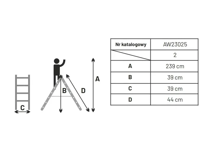 awtools-drabina-taboret-2-stopnie-125kg-maksymalny-udzwig-125-kg