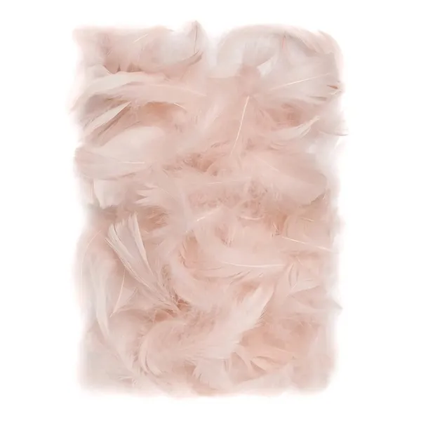 PIÓRKA PIÓRA DEKORACYJNE 10g różowe 5-12cm ozdobne pink nude sztuczne DIY