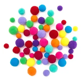pompony-pluszowe-kulki-mix-kolorow-60szt-dpcraft-pomponiki-kolorowe-diy