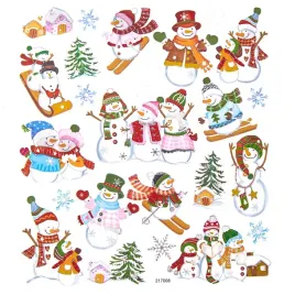 naklejki-wesole-balwanki-24szt-dpcraft-zima-scrapbooking-ozdobne-mix-zimowe