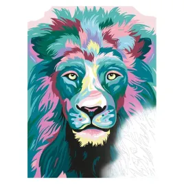 duzy-zestaw-do-malowania-po-numerach-artiste-curageous-lion-kolorowy-lew