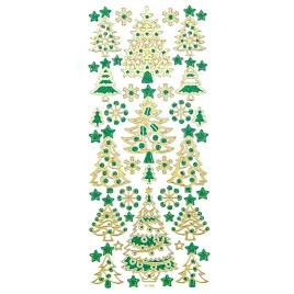 naklejki-brokatowe-choinki-gold-green-44-szt-dpcraft-swiateczne-ozdobne-mix