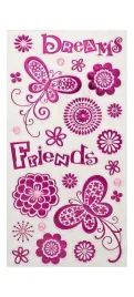 naklejka-ornamentowa-friends-arkusz-wytlaczanych-w-folii-naklejek-rozowe