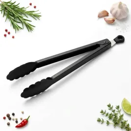 szczypce-kuchenne-do-grilla-miesa-stal-nierdzewna-czarne-34-cm-dlugie