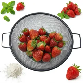 sitko-kuchenne-do-maki-stalowe-czarne-25-cm-cedzak-do-mycia-plukania