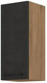 szafka-kuchenna-wiszaca-30-cm-gorna-z-polkami-grafit-dab-lancelot