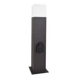 sanico-lampa-ogrodowa-e27-44cm-new-york-z-gniazdkiem-grafitowa-307323