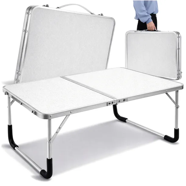 Stolik Turystyczny kempingowy plażowy aluminiowy składany w walizkę 60x40
