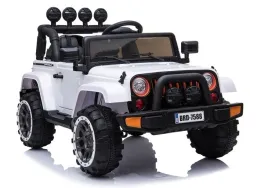 auto-na-akumulator-jeep-brd-7588-swiatla-led-mp3-pilot-bialy-4x4