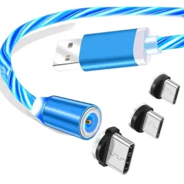 kabel-magnetyczny-usb-3w1-swiecacy-iphone