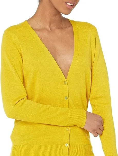 amazon-essentials-sweter-damski-rozmiar-xl-kolor-zolty
