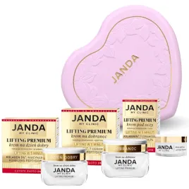 janda-zestaw-na-prezent-lifting-premium-3-kremy-przeciwzmarszczkowe-serce