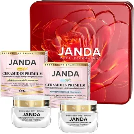janda-ceramides-premium-przebarwienia-nawilzenie-zmarszczki-puszka-prezent