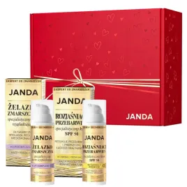 janda-zestaw-w-pudelku-prezentowym-zelazko-zmarszczek-spf50