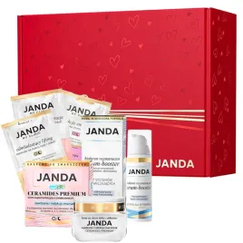 janda-ceramides-premium-hialuron-serum-booster-maseczki-pudelko-prezentowe