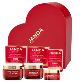 janda-zestaw-prezent-60-nici-kolagenowe-zmarszczki-lifting-pudelko-serce