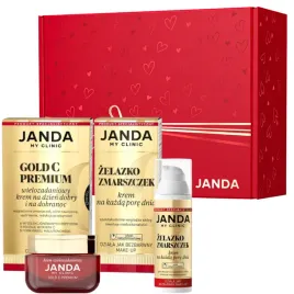 janda-zestaw-gold-c-wielozadaniowy-zelazko-zmarszczek-pudelko-prezentowe