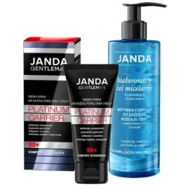 janda-zestaw-na-prezent-gentleman-50-meski-krem-i-zel-do-mycia-twarzy