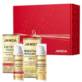 janda-zestaw-lifting-rozjasniacz-przebarwien-spf50-pudelko-prezentowe