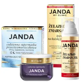 janda-zestaw-gold-zelazko-zmarszczek-i-supermaska-przeciwzmarszczkowa