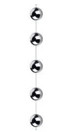 girlanda-srebrne-kule-ze-stali-nierdzewnej-100cm