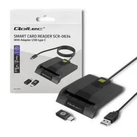 qoltec-czytnik-chipowych-kart-id-inteligentny-or-scr-0634-or-usb-typ-c