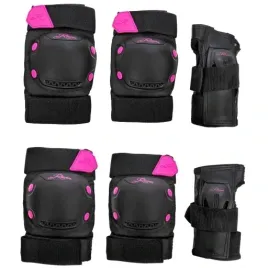 ochraniacze-raven-dexard-black-pink-s-zestaw-ochraniaczy-prezent