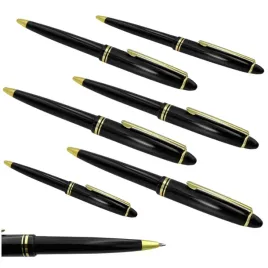 elegancki-dlugopis-automatyczny-czarny-niebieski-wklad-6szt
