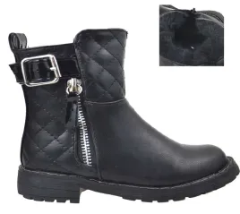 kids-botki-pikowane-klamra-cieple-czarne-srebr-r25