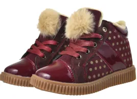 kids-botki-trampki-puszek-kropki-cieple-bordo-r26