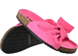 damskie-klapki-na-korku-kokarda-neon-rozowe-r37