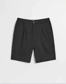 czarne-materialowe-szorty-house-l