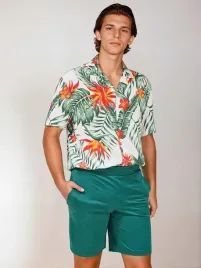 zielone-meskie-szorty-sinsay-xs