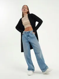 czarny-dlugi-kardigan-house-xs