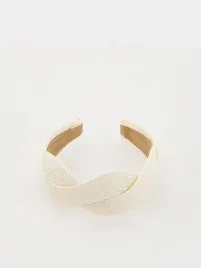 biala-pleciona-opaska-na-wlosy-reserved