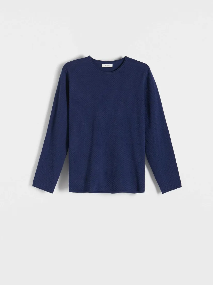 granatowy-strukturalny-sweter-reserved-m