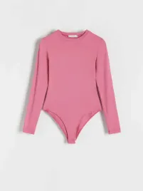 rozowe-body-z-dlugim-rekawem-reserved-xs