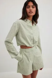 zielona-krotka-koszula-w-paski-na-kd-m