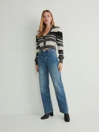 czarno-bialy-krotki-sweter-rozpinany-reserved-s