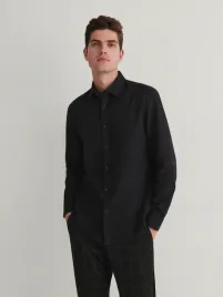 czarna-dopasowana-koszula-reserved-s