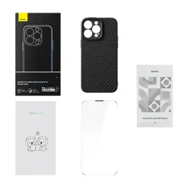 magnetyczne-etui-baseus-do-iphone-14-pro-czarne-szklo-hartowane-zestaw