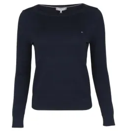 tommy-hilfiger-sweter-damski-bawelniany-granatowy-s