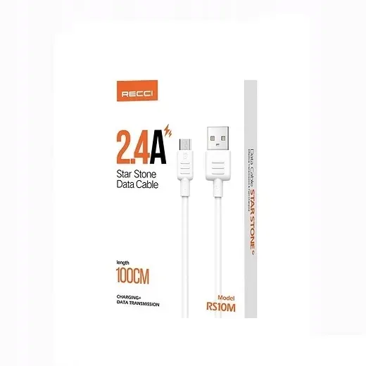 kabel-micro-usb-mocny-szybki-2-4a-recci-bialy