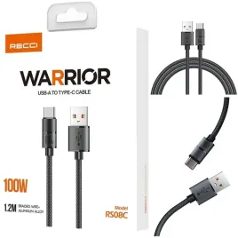 mocny-kabel-usb-c-usb-12m-w-oplocie-szybkie-ladowanie-100w-qc-4-pd-recci