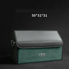 skorzany-organizer-do-bagaznika-logo-audi-50-31-31zamszowa-zielony