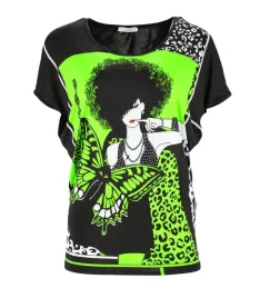 bluzka-damska-kobieca-elegancka-krotki-rekaw-we-wzory-kolorowy-print