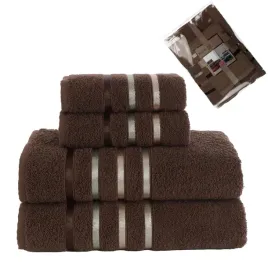 zestaw-4-reczniki-bawelniane-2x-50x80cm-i-2x-70x140cm-bale-brazowy