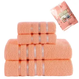 zestaw-4-reczniki-bawelniane-2x-50x80cm-i-2x-70x140cm-bale-morelowy